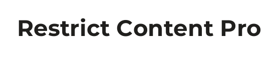 Restrict Content Pro